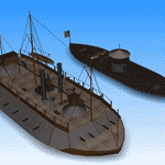 US Civil War ironclads