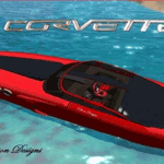 Relay For Life Corvette boat