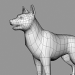 Mid Poly Dog