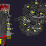 Zeus Battleship and Athena Space station